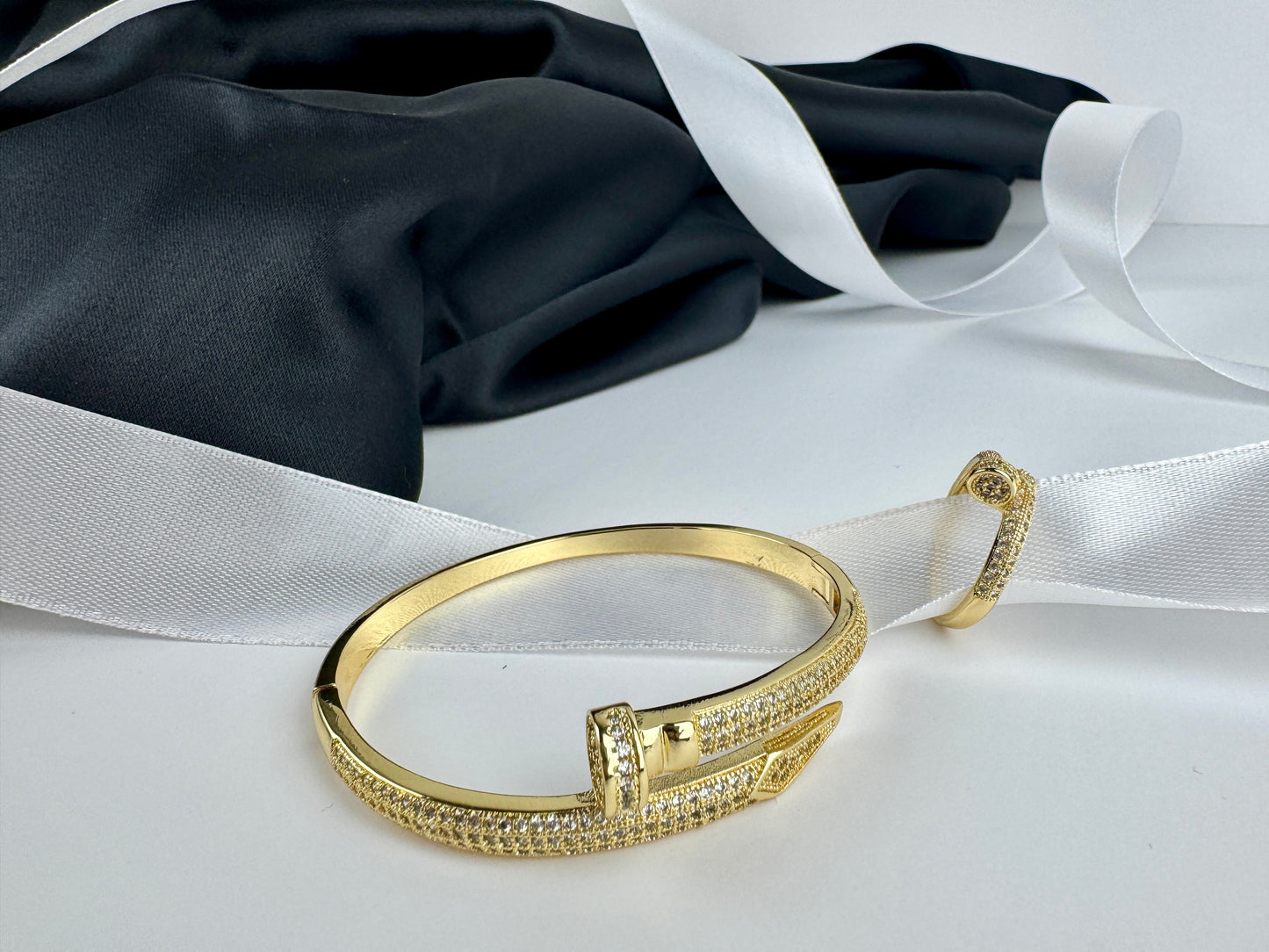 Italian gold Bracelet and ring