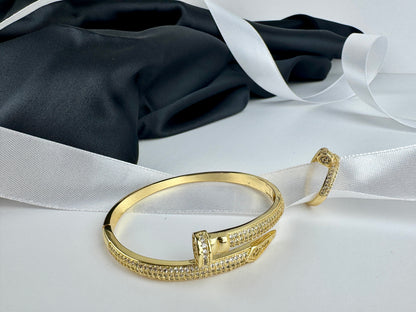 Italian gold Bracelet and ring