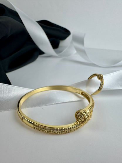 Italian gold Bracelet and ring