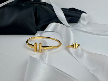 Italian gold Bracelet and ring